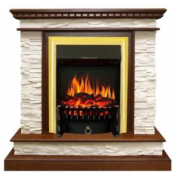 Fireplace Royal Flame Calgary Fobos FX Brass 