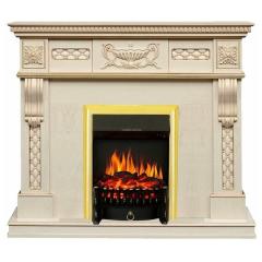 Fireplace Royal Flame Corsica Fobos FX Brass