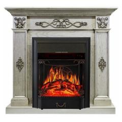 Fireplace Royal Flame Derby old silver Majestic FX Black