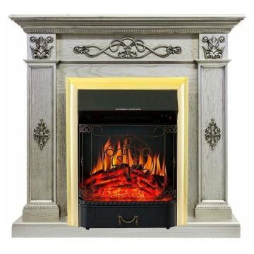 Fireplace Royal Flame Derby old silver Majestic FX Brass 