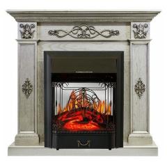 Fireplace Royal Flame Derby old silver Majestic FX M Black