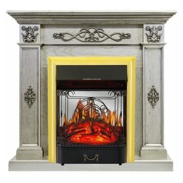 Fireplace Royal Flame Derby old silver Majestic FX M Brass 