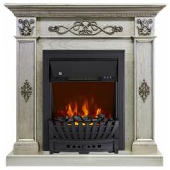 Fireplace Royal Flame Derby Aspen Black Old silver