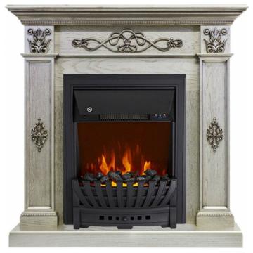 Fireplace Royal Flame Derby Aspen Black Old silver 