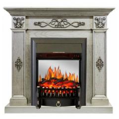 Fireplace Royal Flame Derby Fobos FX M Black Old silver