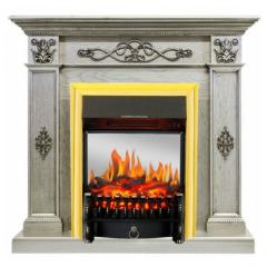 Fireplace Royal Flame Derby Fobos FX M Brass Old silver