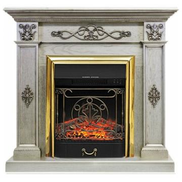 Fireplace Royal Flame Derby Majestic FX Brass Old silver 