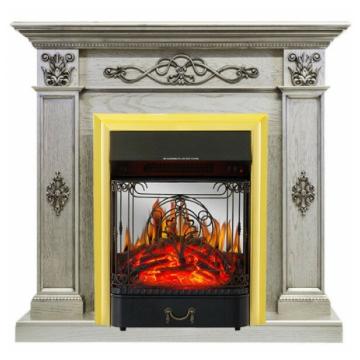 Fireplace Royal Flame Derby Majestic FX M Brass Old silver 