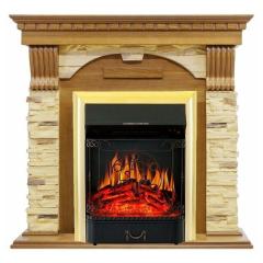 Fireplace Royal Flame Dublin Majestic FX Brass