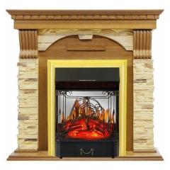 Fireplace Royal Flame Dublin Majestic FX M Brass