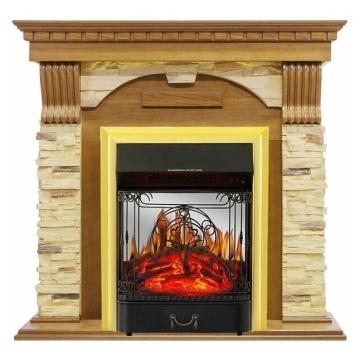 Fireplace Royal Flame Dublin Majestic FX M Brass 