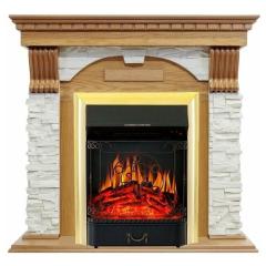 Fireplace Royal Flame Dublin Majestic FX Brass