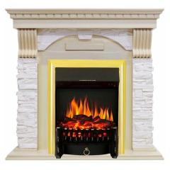 Fireplace Royal Flame Dublin Fobos FX Brass