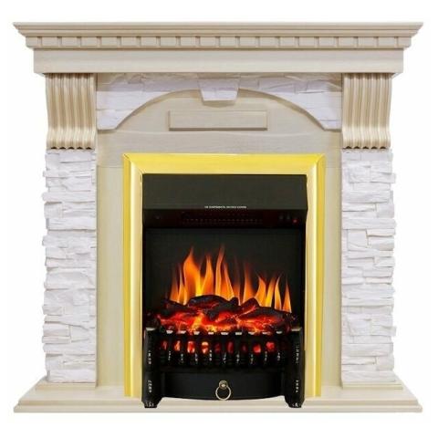 Fireplace Royal Flame Dublin Fobos FX Brass 