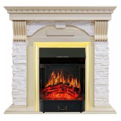 Fireplace Royal Flame Dublin Majestic FX Brass