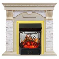 Fireplace Royal Flame Dublin Majestic FX M Brass