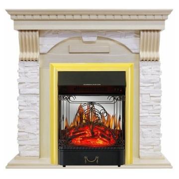 Fireplace Royal Flame Dublin Majestic FX M Brass 