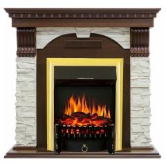 Fireplace Royal Flame Dublin Fobos FX Brass