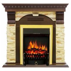 Fireplace Royal Flame Dublin Fobos FX Brass