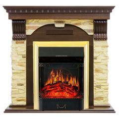 Fireplace Royal Flame Dublin Majestic FX Brass