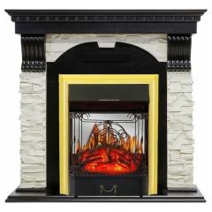 Fireplace Royal Flame Dublin Majestic FX M Brass