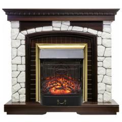 Fireplace Royal Flame Glasgow Majestic FX Brass