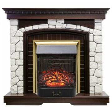 Fireplace Royal Flame Glasgow Majestic FX Brass 