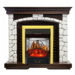 Fireplace Royal Flame Glasgow Majestic FX M Brass