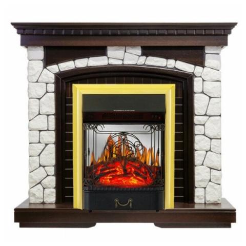 Fireplace Royal Flame Glasgow Majestic FX M Brass 