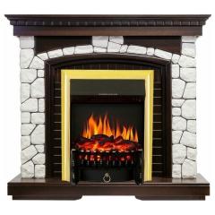 Fireplace Royal Flame Glasgow Fobos FX Brass