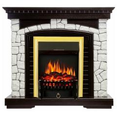Fireplace Royal Flame Glasgow Fobos FX Brass