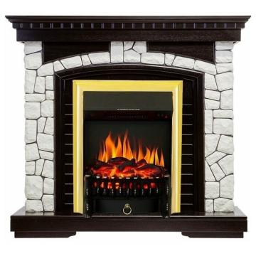 Fireplace Royal Flame Glasgow Fobos FX Brass 