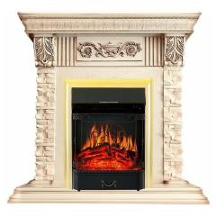 Fireplace Royal Flame Luxemburg Majestic FX Brass