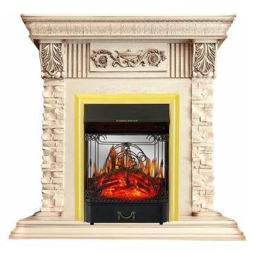 Fireplace Royal Flame Luxemburg Majestic FX M Brass 