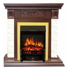 Fireplace Royal Flame Luxemburg Fobos FX Brass