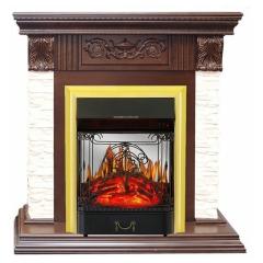 Fireplace Royal Flame Luxemburg Majestic FX M Brass