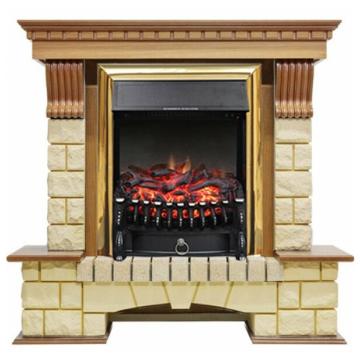 Fireplace Royal Flame Pierre Luxe Fobos FX Brass 