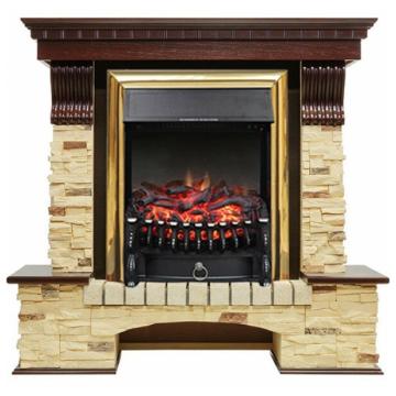 Fireplace Royal Flame Pierre Luxe Fobos FX Brass 