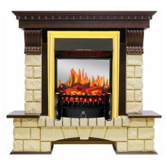 Fireplace Royal Flame Pierre luxe Fobos FX M Brass