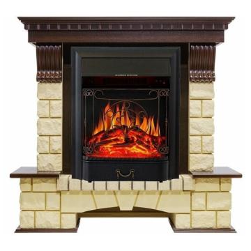 Fireplace Royal Flame Pierre luxe Majestic FX Black 