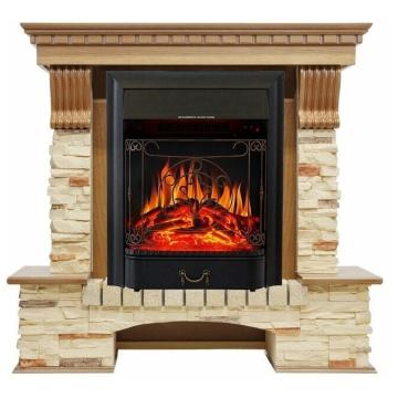 Fireplace Royal Flame Pierre luxe Majestic FX Black 