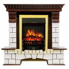 Fireplace Royal Flame Pierre luxe Fobos FX Brass