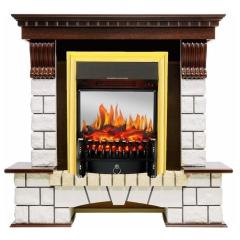 Fireplace Royal Flame Pierre luxe Fobos FX M Brass