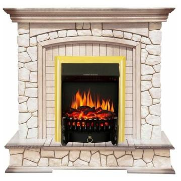 Fireplace Royal Flame Preston Fobos FX Brass 