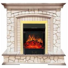 Fireplace Royal Flame Preston Majestic FX Brass