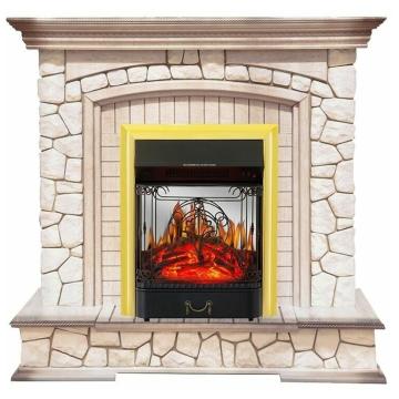 Fireplace Royal Flame Preston Majestic FX M Brass 