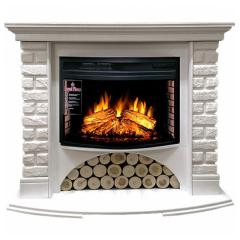 Fireplace Royal Flame Village Dioramic 25 LED FX кирпич /белый дуб