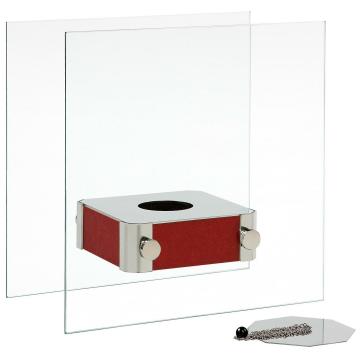 Fireplace Silver Smith Mini Red 