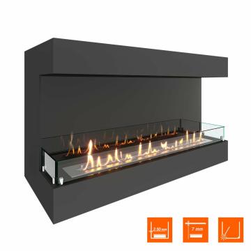 Fireplace Steelheat GRAND 1100 Стекло Стемалит 