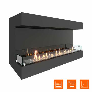 Fireplace Steelheat GRAND 1200 Стекло Стемалит 